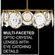 Nala LED 31 inch Heritage Brass Chandelier Ceiling Light