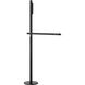 Portables 54.75 inch 5.00 watt Anodized Brushed Coal Adjustable Table Lamp Portable Light