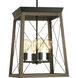 Belmont Bay 4 Light 15.5 inch Antique Bronze Foyer Pendant Ceiling Light
