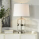 Cameron 33 inch 150.00 watt Clear Seeded Table Lamp Portable Light