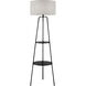 Patterson 62 inch 100.00 watt Black Floor Lamp Portable Light