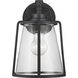 Benton Harbor 1 Light 11 inch Textured Black Outdoor Wall Lantern, with DURASHIELD, Medium
