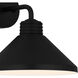 Rencher 1 Light 11 inch Matte Black Outdoor Wall Lantern