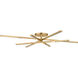 Sean Lavin Cityscape 8 Light 36.4 inch Hand Rubbed Antique Brass Flush Mount Ceiling Light