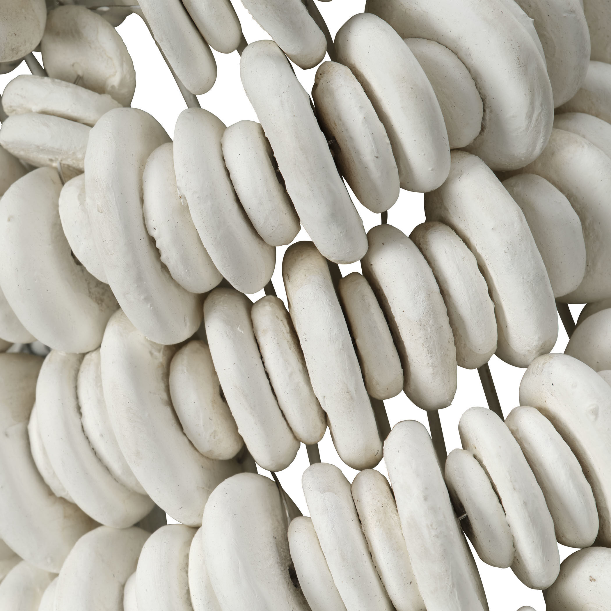 Amoeba 41 X 28 inch White Mirror, Inline