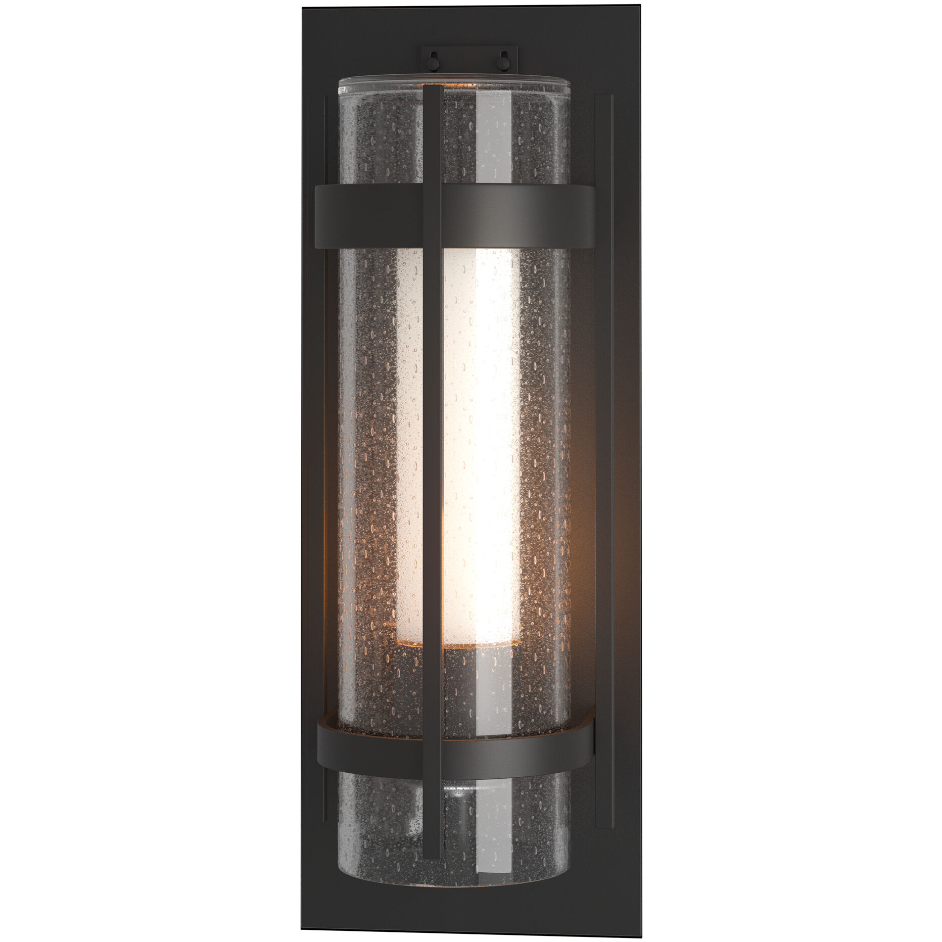 Torch 1 Light 20.8 inch Coastal Black Outdoor Sconce, Large