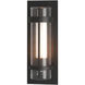 Torch 1 Light 20.8 inch Coastal Black Outdoor Sconce, Large