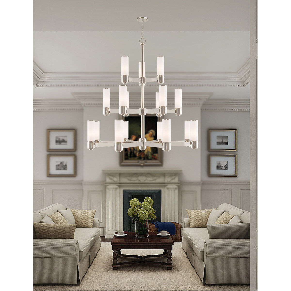 Weston 17 Light 44.00 inch Foyer Pendant