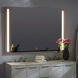 Skylight 48 X 48 inch Black LED Lighted Mirror, Vanita by Oxygen