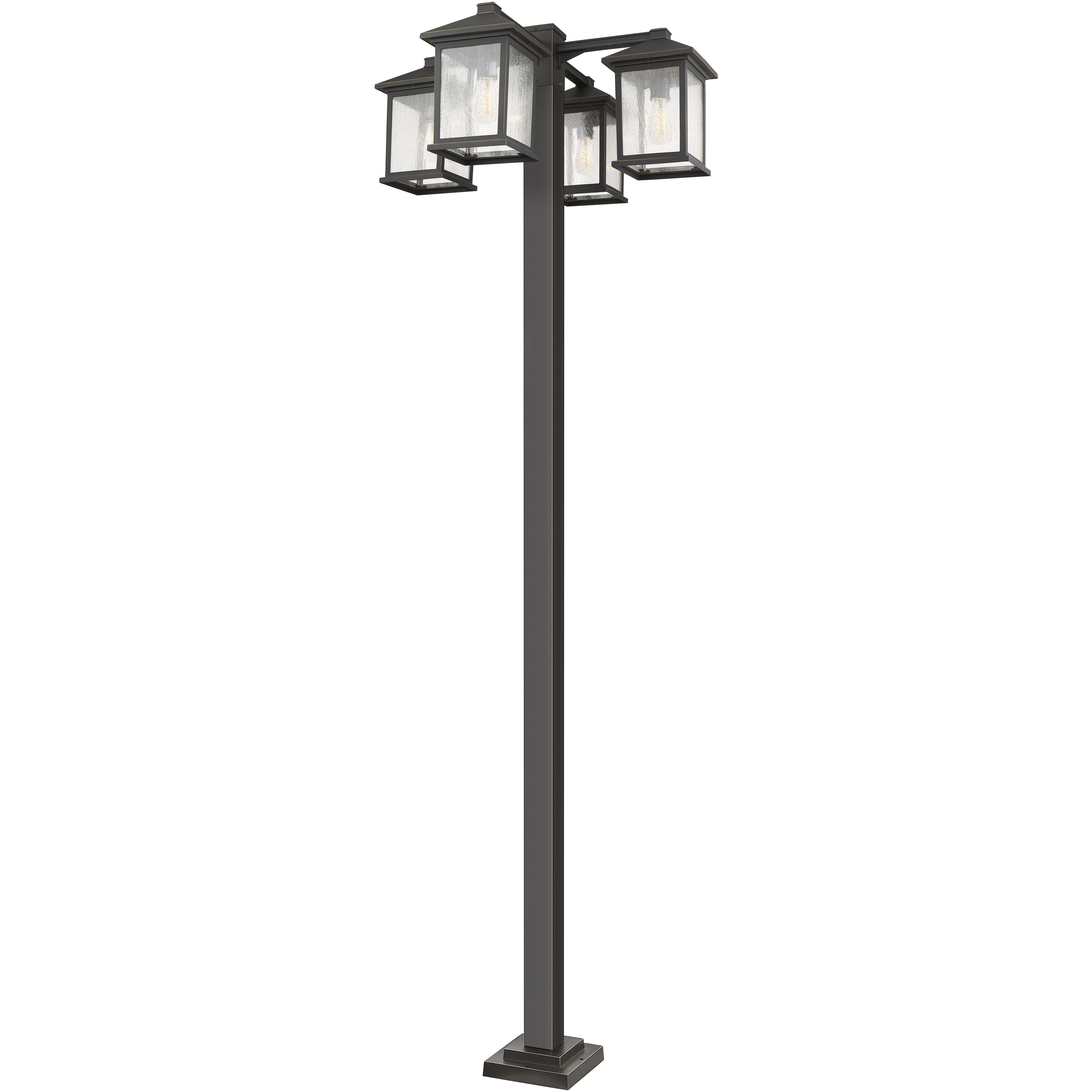 Portland 4 Light 30.25 inch Post Light & Accessory
