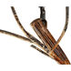 Alpine 14 Light Old Gold Chandelier Ceiling Light