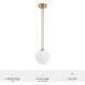 Celestial Valley 1 Light 10 inch Alturas Gold Pendant Ceiling Light, Small