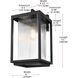 Ludlow 1 Light 15 inch Black Outdoor Wall Sconce