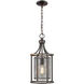 Verona 1 Light 10 inch Oil Rubbed Bronze Foyer Pendant Ceiling Light