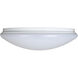 EnviroLite LED 13.75 inch White Puff Flush Mount Ceiling Light