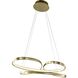 Canada LED 23.6 inch Gold Chandelier Ceiling Light