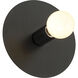 Union 1 Light 6 inch Matte Black Wall Sconce Wall Light