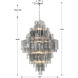 Addis 20 Light 31.5 inch Polished Chrome Chandelier Ceiling Light in Smoke
