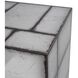 Braque 36 X 12 inch Smokey Gray and Black Pedestal