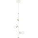Bannister 3 Light 6 inch White Pendant Ceiling Light