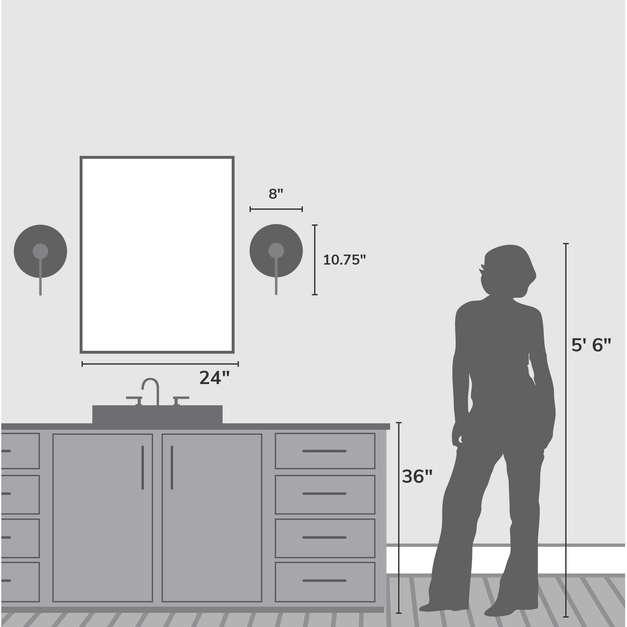 Amara Crest 1 Light 8 inch Matte Black and Cast Alabaster Sconce Wall Light, Medium