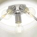 Silva 3 Light 16 inch Brushed Nickel Pendant Ceiling Light, Design Series