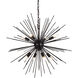 Timber 8 Light 30 inch Black Pendant Ceiling Light