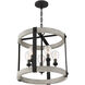 Carlisle 5 Light 21 inch Grey Ash Outdoor Pendant, Outdoor