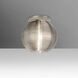 Kristall 8 LED 10 inch Satin Nickel Semi-Flush Mount Ceiling Light
