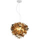 Canada 1 Light 16.5 inch Shiny Gold Chandelier Ceiling Light
