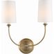 Sylvan Bath Wall Light in Vibrant Gold
