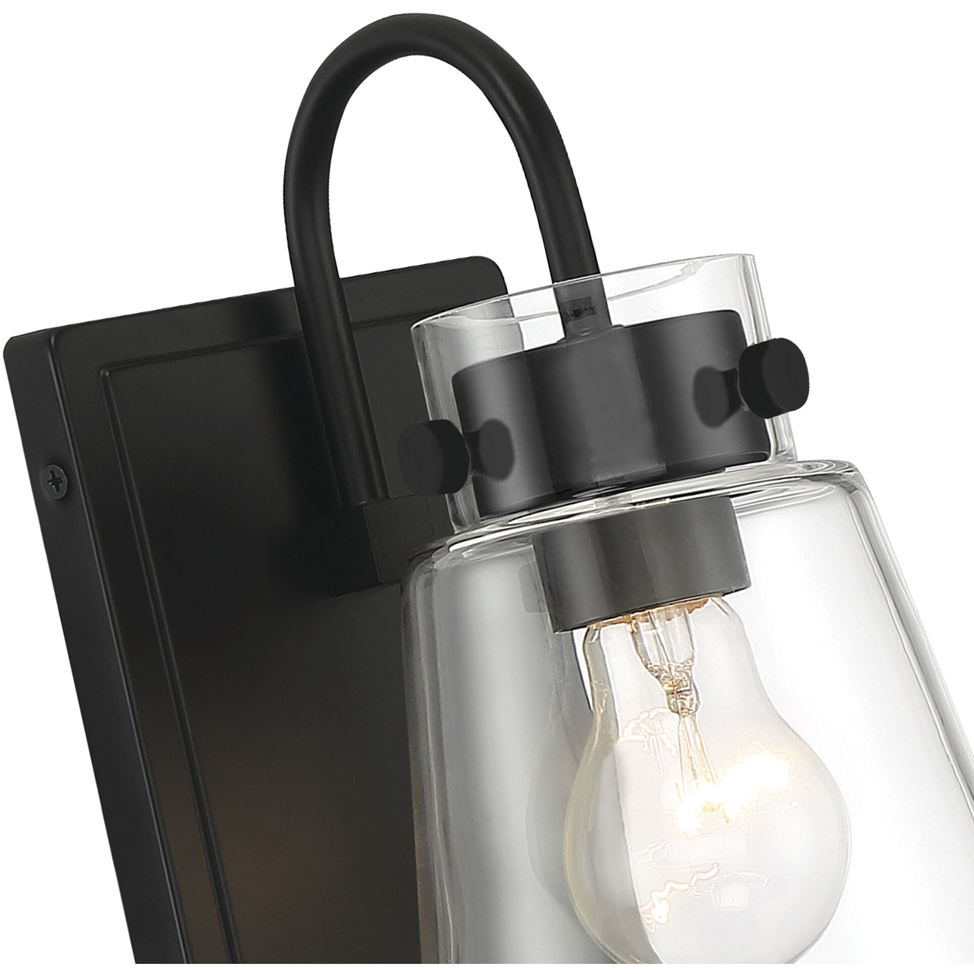 Inwood 1 Light 7 inch Matte Black Vanity Light Wall Light