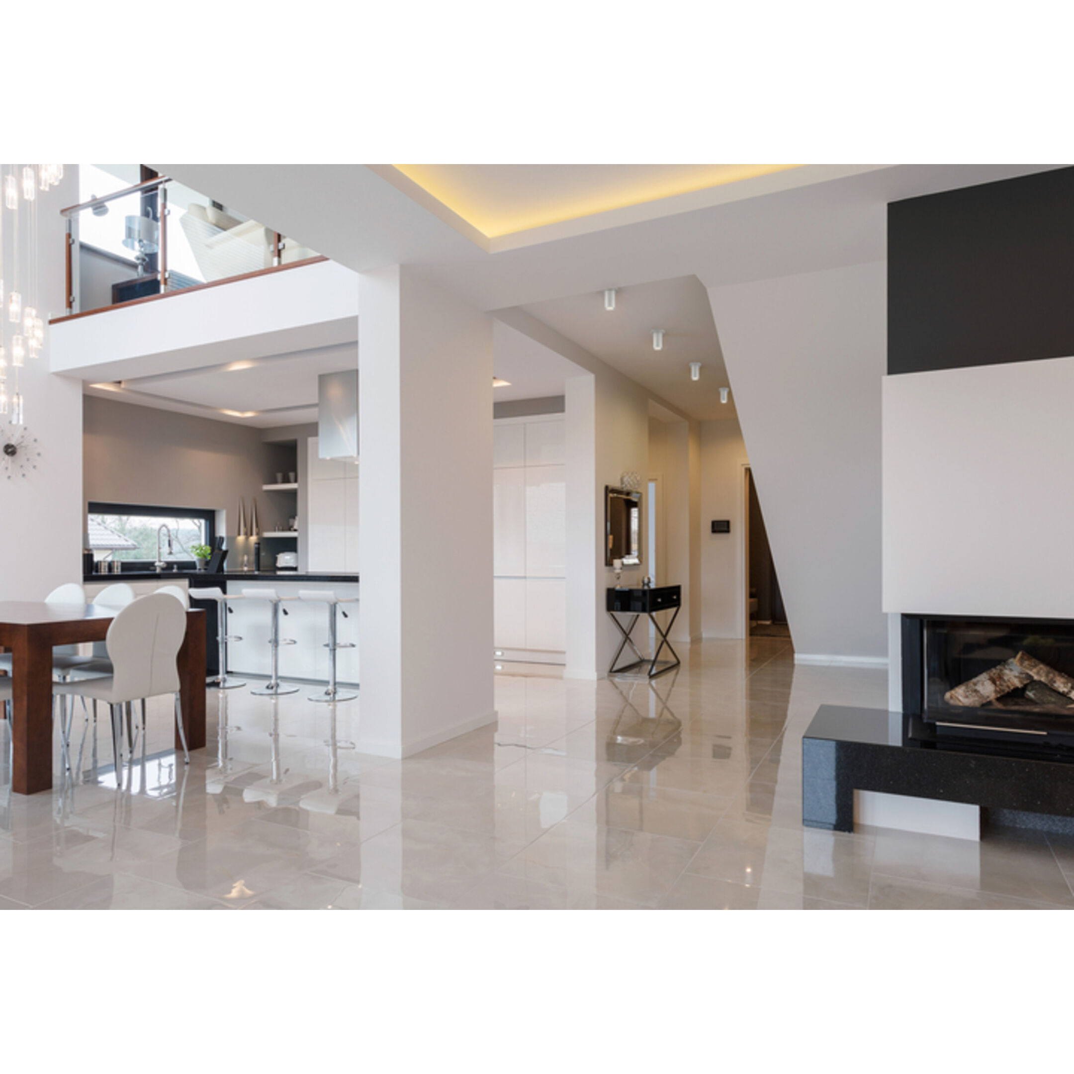 GX15 LED 4.5 inch White Surface Mount Ceiling Light