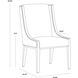 Idalia Latte / Belfast Oatmeal Dining Chair