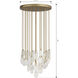 Velisse 6 Light 27.5 inch Legacy Brass Pendant Ceiling Light