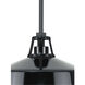 Cedar Springs 1 Light 13 inch Black Outdoor Hanging Light
