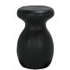 Samson 24 inch Black Burnt Fiber Cement Stool/Side Table