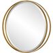 Rhodes 36 X 36 inch Antiqued Metallic Gold Leaf Mirror