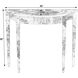 Chester Traditional Burl 36" Console Table in Medium Brown