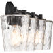 Ballas 4 Light 31.5 inch Black Bathroom Vanity Light Wall Light