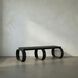 Satish Matte Black Bench
