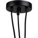 Camila LED 8.5 inch Black Down Pendant Ceiling Light