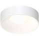 Ilios LED 10 inch Satin White Surface Mount Ceiling Light