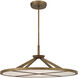 Stiles LED 36 inch Ashen Gold Pendant Ceiling Light