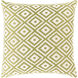 Kanga 18 X 18 inch Dark Green/Medium Gray/Cream Pillow Kit, Square