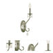Liebestraum 1 Light 5 inch Brushed Nickel Sconce Wall Light