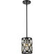 Dealey 1 Light 6.25 inch Matte Black Pendant Ceiling Light