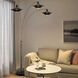 Rancho Mirage 87 inch 100.00 watt Satin Nickel Arc Floor Lamp Portable Light