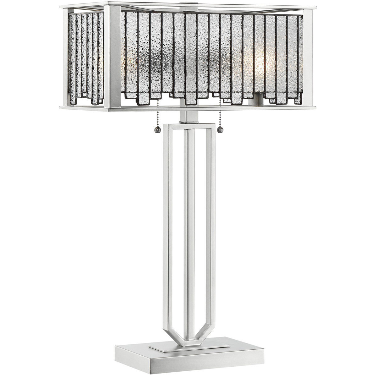 Celine 25 inch 60.00 watt Aged Silver Table Lamp Portable Light