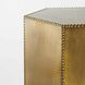 Korio 18 X 18 inch Brass Accent Table